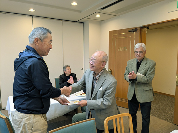 優勝した田中繁法さん