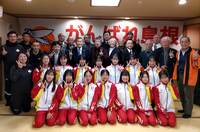 島根チーム選手の皆さん