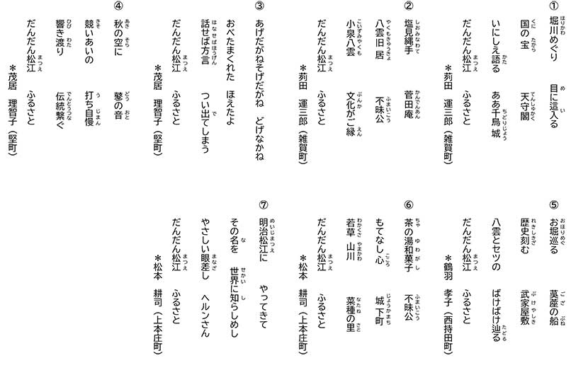 応募歌詞　広域編